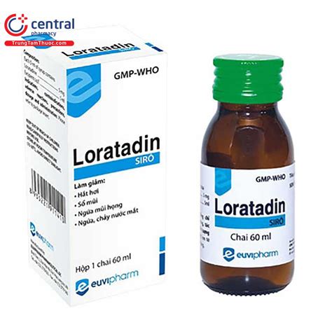 thuốc chống dị ứng loratadin